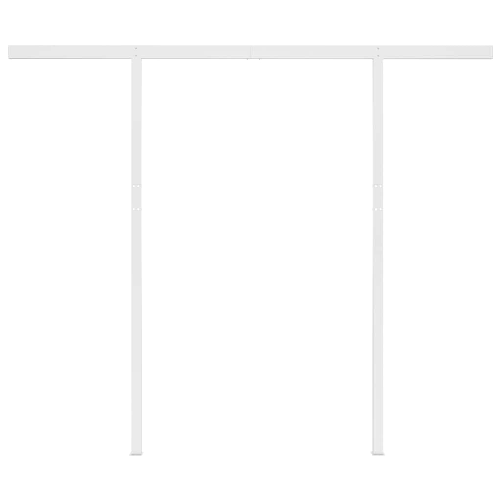 Τέντα Συρόμενη Χειροκίνητη με Στύλους Ανθρακί 3,5 x 2,5 μ. - PAKOBAZAAR