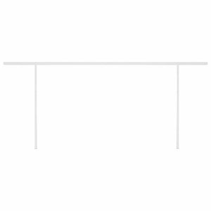Τέντα Συρόμενη Χειροκίνητη με LED Κρεμ 6x3,5 μ. - Pakobazaar