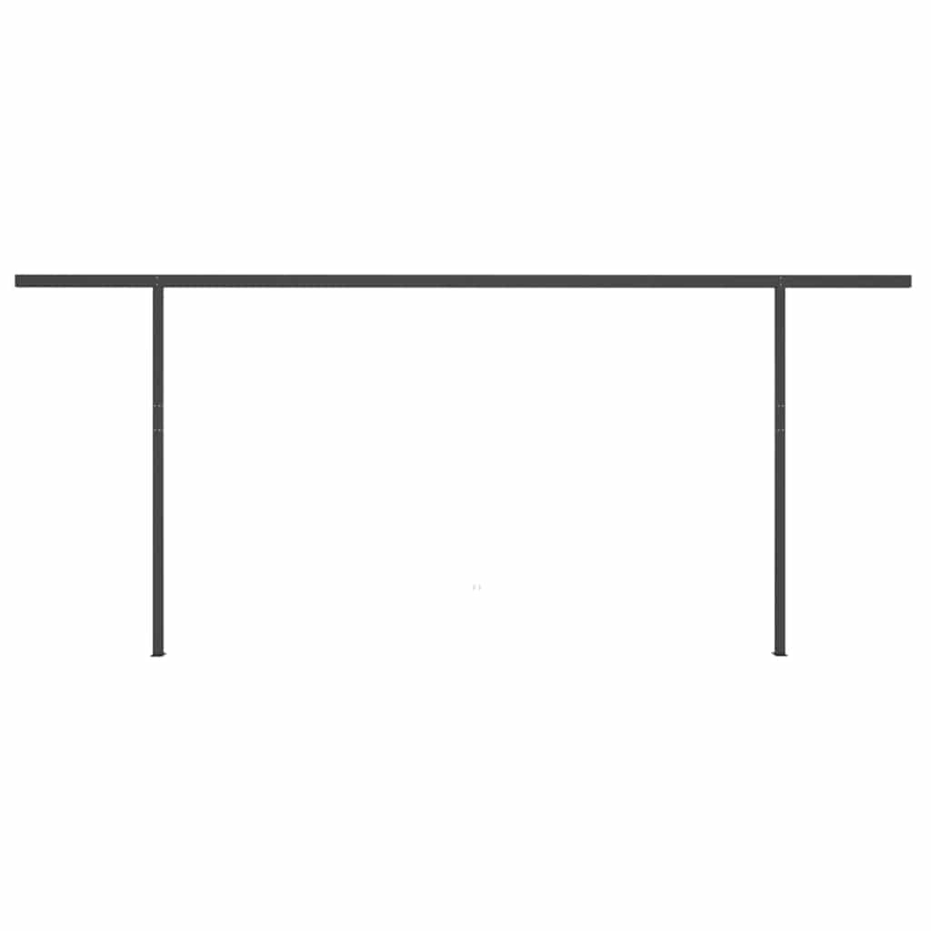 Τέντα Αυτόματη με LED & Αισθητήρα Ανέμου Κρεμ 6 x 3 μ. - Pakobazaar