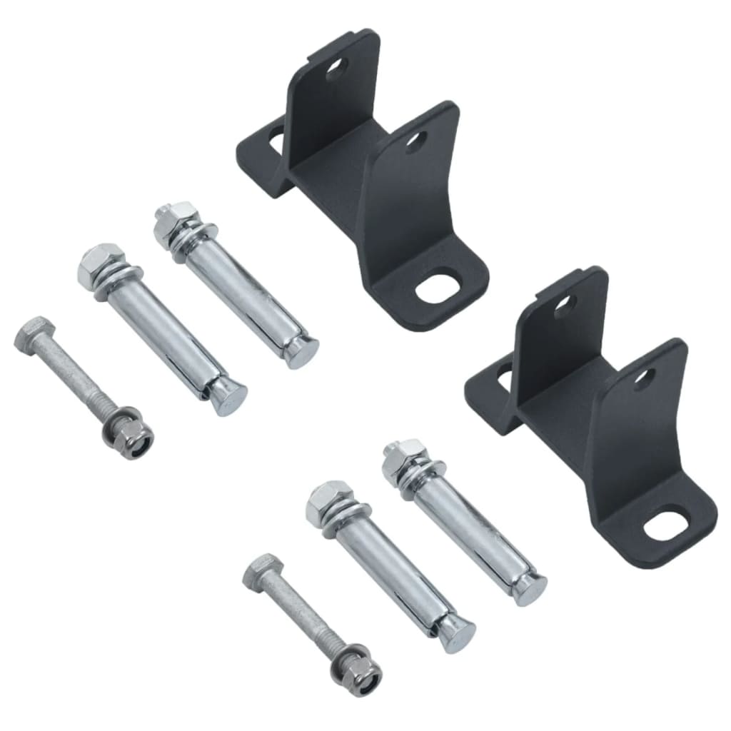 Τέντα Συρόμενη Χειροκίνητη με Στύλους Κίτρινο / Λευκό 6 x 3,5 μ - Pakobazaar