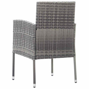 Σετ Τραπεζαρίας Κήπου 5 Τεμαχίων Ανθρακί - Pakobazaar