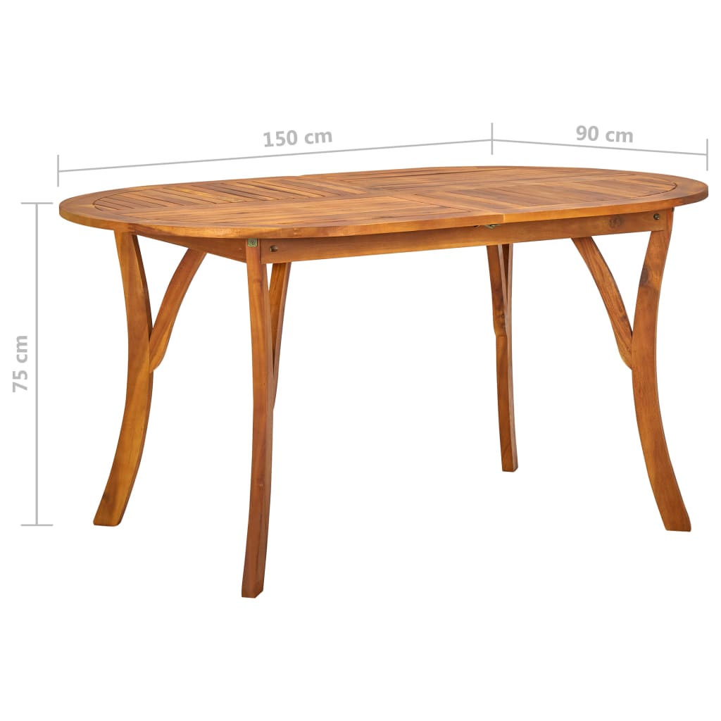 Σετ Τραπεζαρίας Κήπου 7 Τεμαχίων Γκρι - Pakobazaar