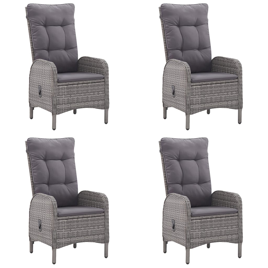 Σετ Τραπεζαρίας Κήπου 5 Τεμαχίων Γκρι - PAKOBAZAAR