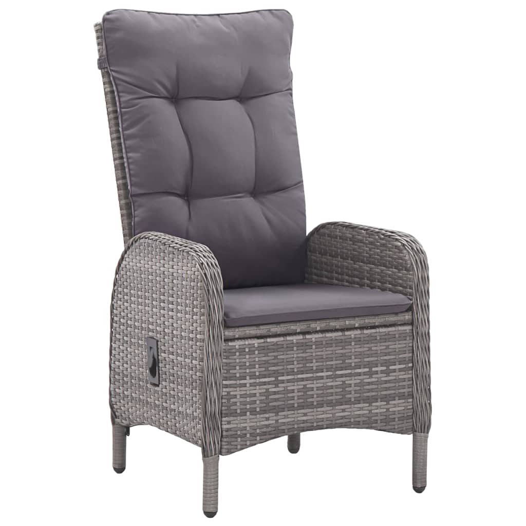 Σετ Τραπεζαρίας Κήπου 5 Τεμαχίων Γκρι - PAKOBAZAAR