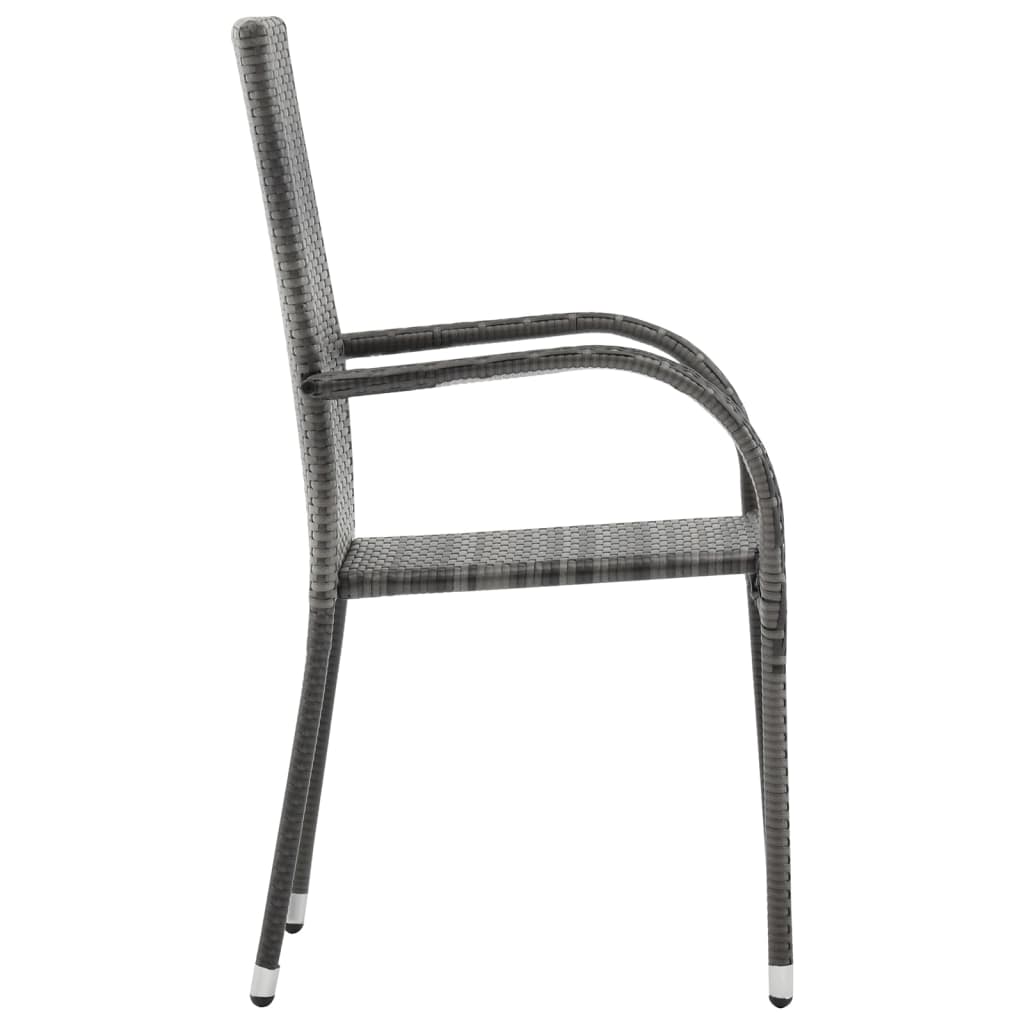 Σετ Τραπεζαρίας Κήπου 5 Τεμαχίων Γκρι - PAKOBAZAAR