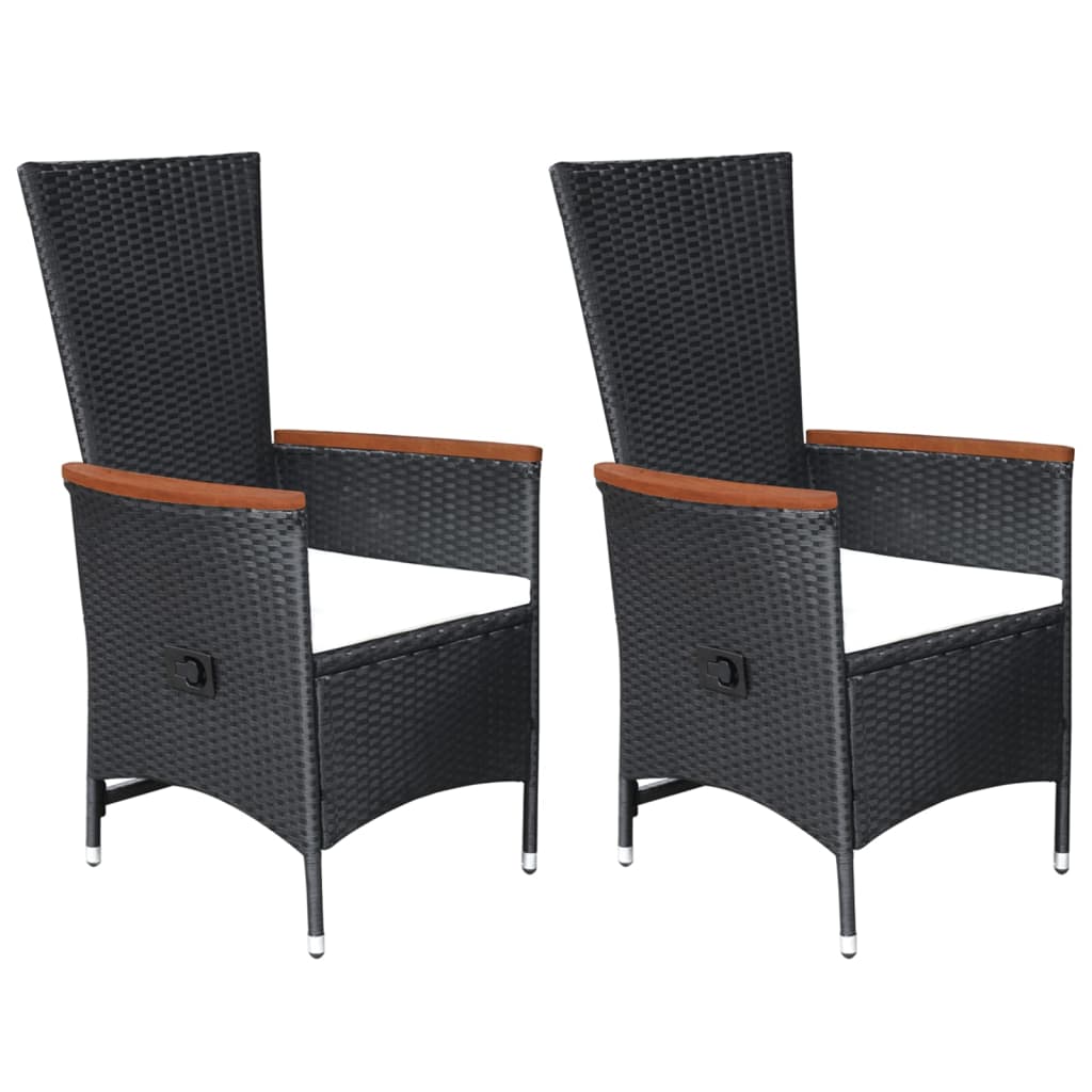 Σετ Τραπεζαρίας Κήπου 5 Τεμαχίων Μαύρο - PAKOBAZAAR