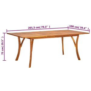 Σετ Τραπεζαρίας Κήπου 7 Τεμαχίων Μπεζ