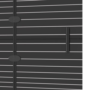 Καμπίνα Μπανιέρας Πτυσσόμενη Μαύρη 100 x 140 εκ. από ESG - PAKOBAZAAR