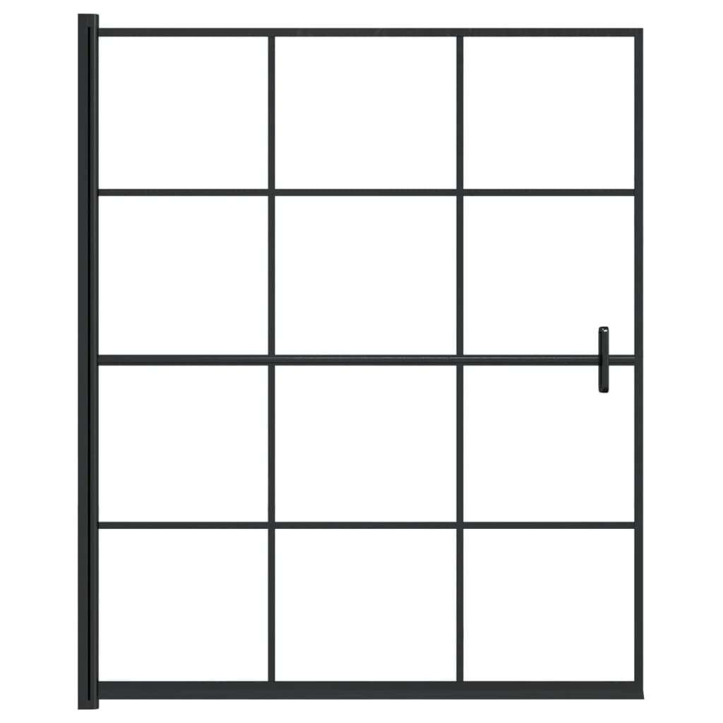 Καμπίνα Ντουζιέρας Μαύρη 116 x 140 εκ. από ESG - PAKOBAZAAR