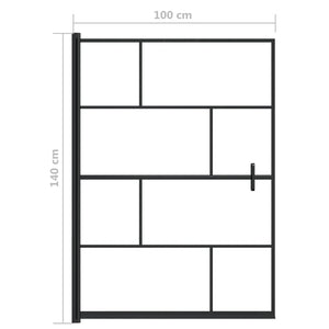 Καμπίνα Μπανιέρας Μαύρη 100 x 140 εκ. από ESG - PAKOBAZAAR