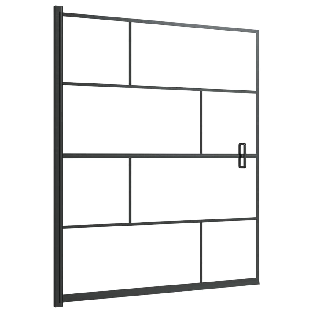 Καμπίνα Ντουζιέρας Μαύρη 116 x 140 εκ. από ESG - PAKOBAZAAR