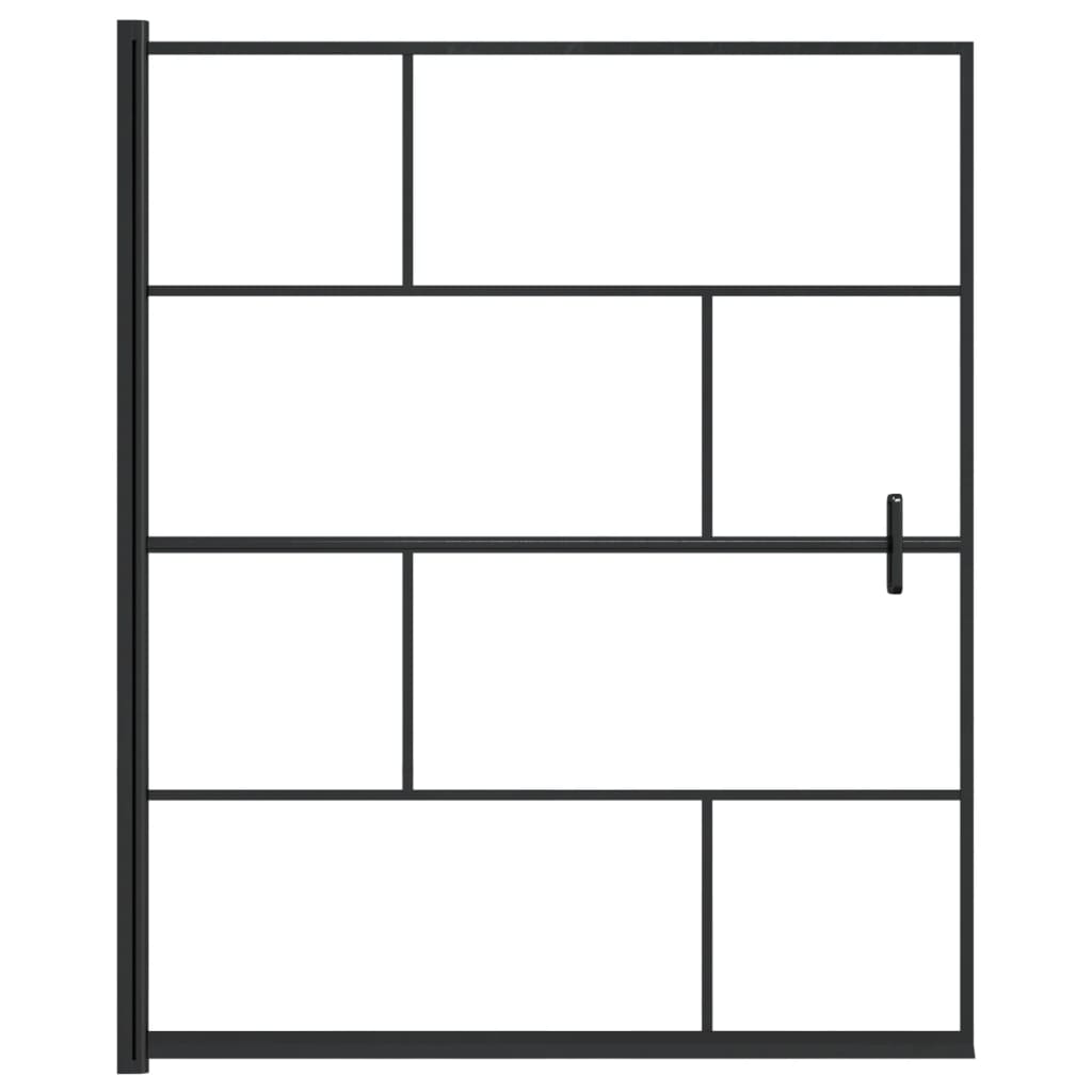 Καμπίνα Ντουζιέρας Μαύρη 116 x 140 εκ. από ESG - PAKOBAZAAR