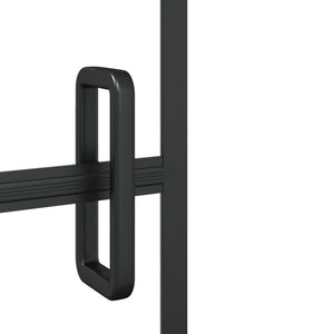 Καμπίνα Ντουζιέρας Μαύρη 116 x 140 εκ. από ESG - PAKOBAZAAR