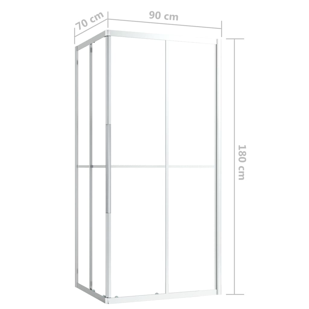 Καμπίνα Ντουζιέρας 90 x 70 x 180 εκ. από ESG - PAKOBAZAAR