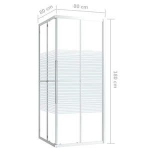 Καμπίνα Ντουζιέρας 80 x 80 x 180 εκ. από ESG - PAKOBAZAAR