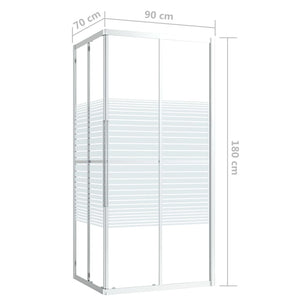Καμπίνα Ντουζιέρας 90 x 70 x 180 εκ. από ESG - Pakobazaar