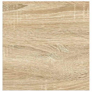 Ράφια Τοίχου 2 τεμ. Δρυς και Άσπρο 23x23,5x3,8 εκ. MDF