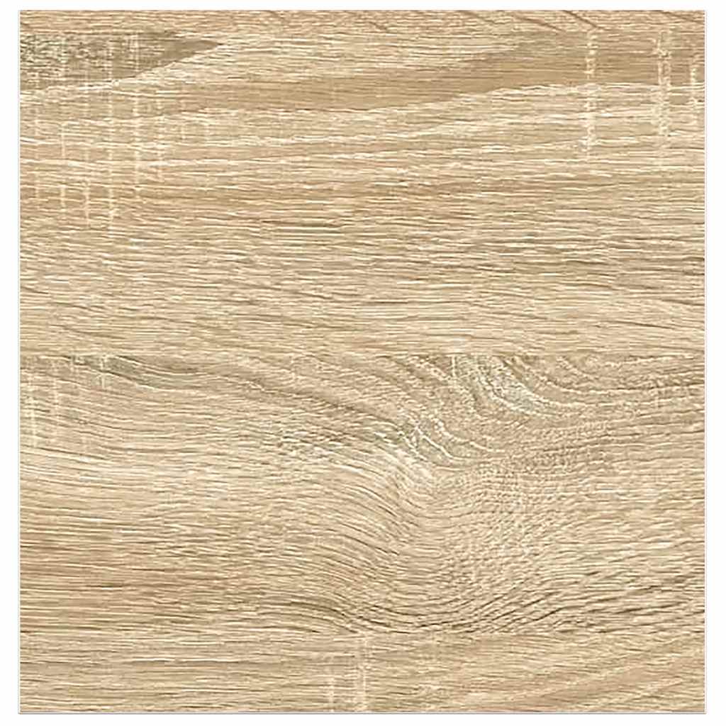 Ράφια Τοίχου 4 τεμ. Δρυς και Άσπρο 23x23,5x3,8 εκ. MDF