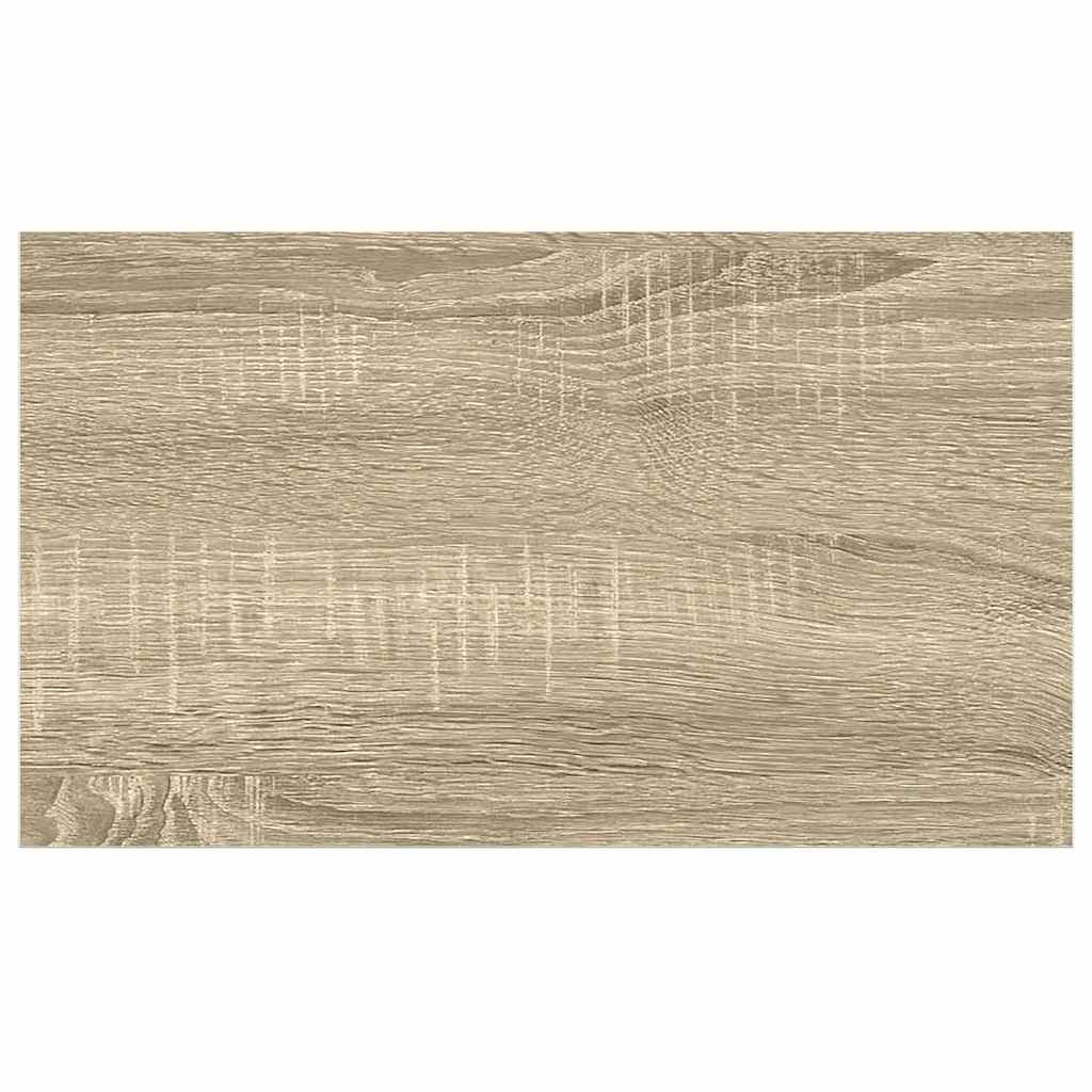 Ράφι Τοίχου Δρυς/Άσπρο 40x23x3,8 εκ. MDF