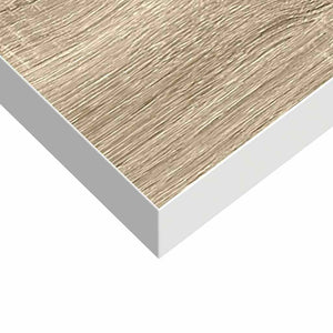 Ράφι Τοίχου Δρυς/Άσπρο 40x23,5x3,8 εκ. MDF