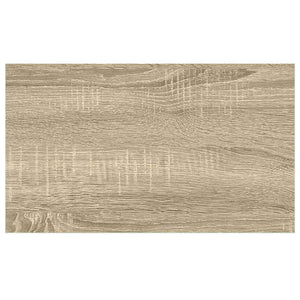 Ράφια Τοίχου 2 τεμ. Δρυς/Άσπρο 40x23,5x3,8 εκ. MDF