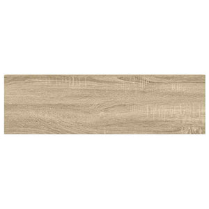 Ράφι Τοίχου Δρυς/Άσπρο 80x23,5x3,8 εκ. από MDF