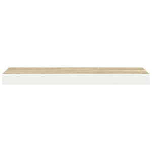 Ράφι Τοίχου Χρώμα Δρυός / Λευκό 90 x 23,5 x 3,8 εκ. από MDF - Pakobazaar