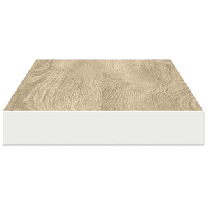 Ράφι Τοίχου Χρώμα Δρυός / Λευκό 90 x 23,5 x 3,8 εκ. από MDF - Pakobazaar