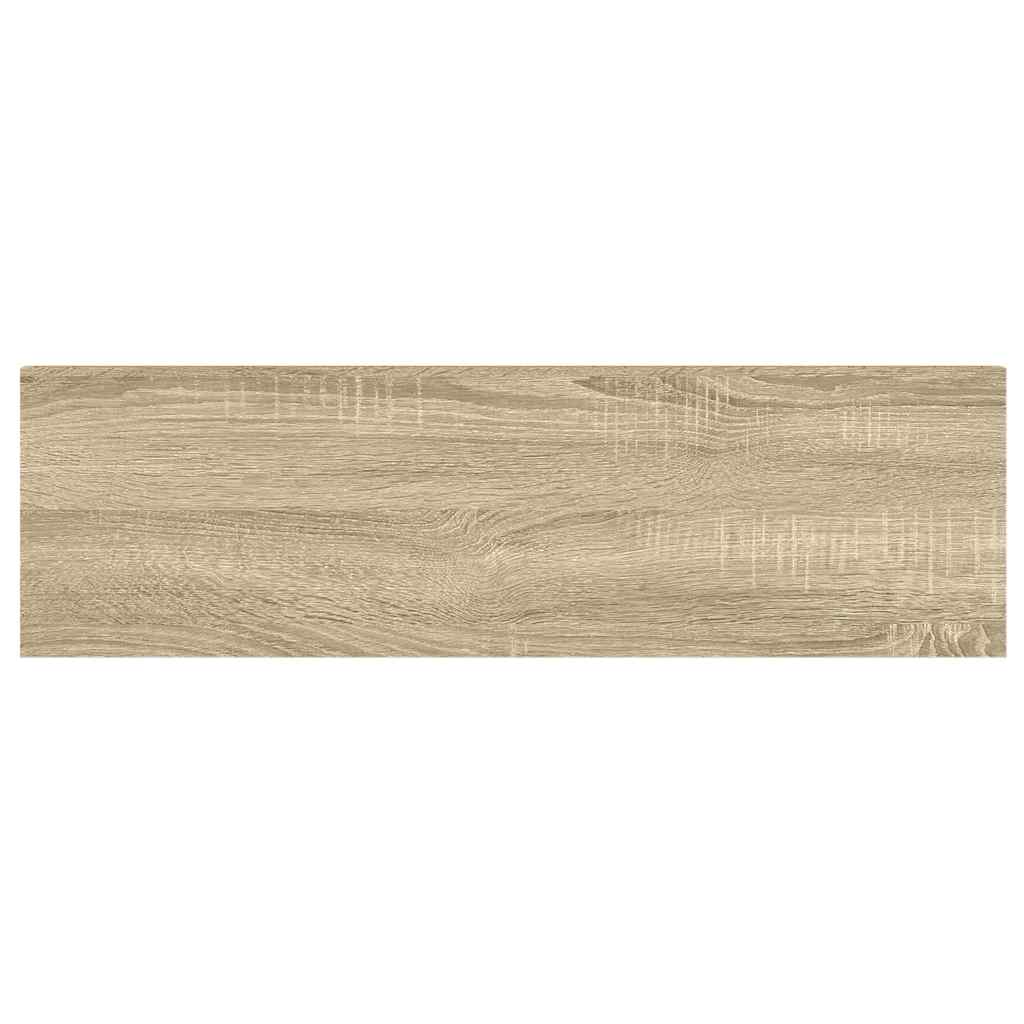 Ράφι Τοίχου Χρώμα Δρυός / Λευκό 90 x 23,5 x 3,8 εκ. από MDF - Pakobazaar