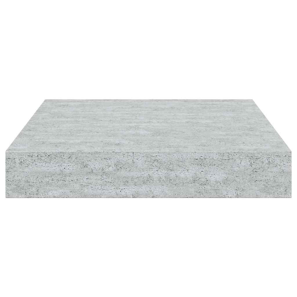 Ράφι Τοίχου Γκρι Σκυροδέματος 23 x 23,5 x 3,8 εκ. από MDF