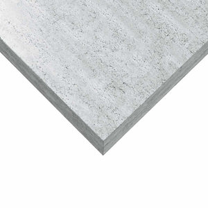Ράφια Τοίχου 2 τεμ. Γκρι Σκυροδέματος 50x23,5x3,8 εκ. MDF
