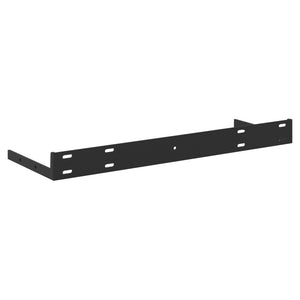 Ράφια Τοίχου 2 τεμ. Γκρι Σκυροδέματος 50x23,5x3,8 εκ. MDF