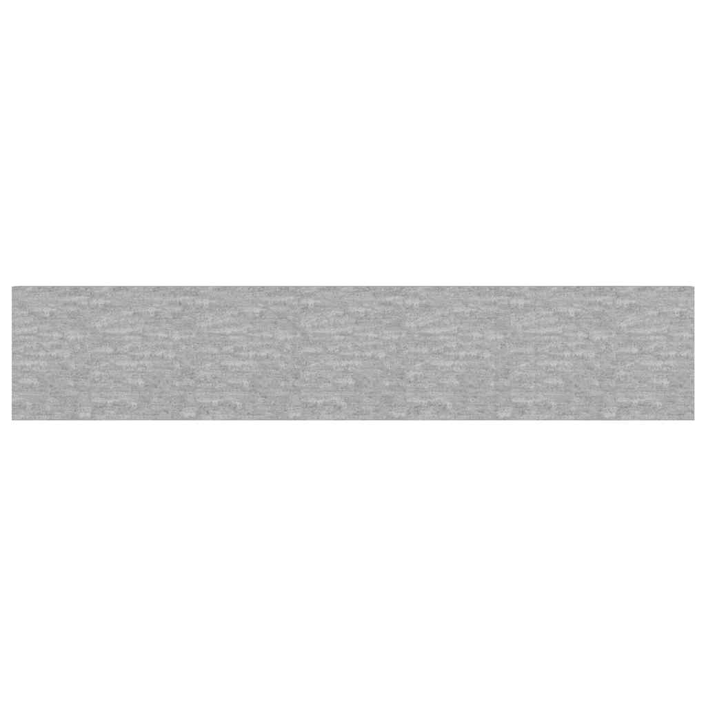 Ράφια Τοίχου 4 τεμ. Γκρι Σκυροδέματος 120x23,5x3,8 εκ. MDF