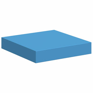 Ράφια Τοίχου 2 τεμ. Μπλε 23 x 23,5 x 3,8 εκ. MDF