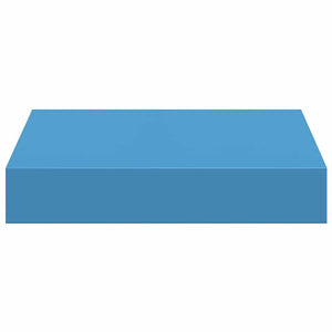 Ράφια Τοίχου 2 τεμ. Μπλε 23 x 23,5 x 3,8 εκ. MDF