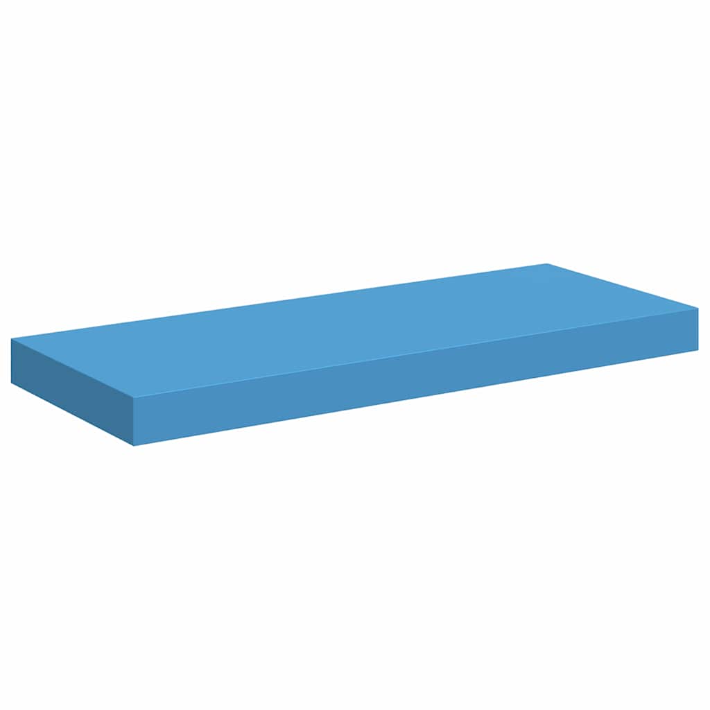 Ράφι Τοίχου Μπλε 60 x 23,5 x 3,8 εκ. MDF