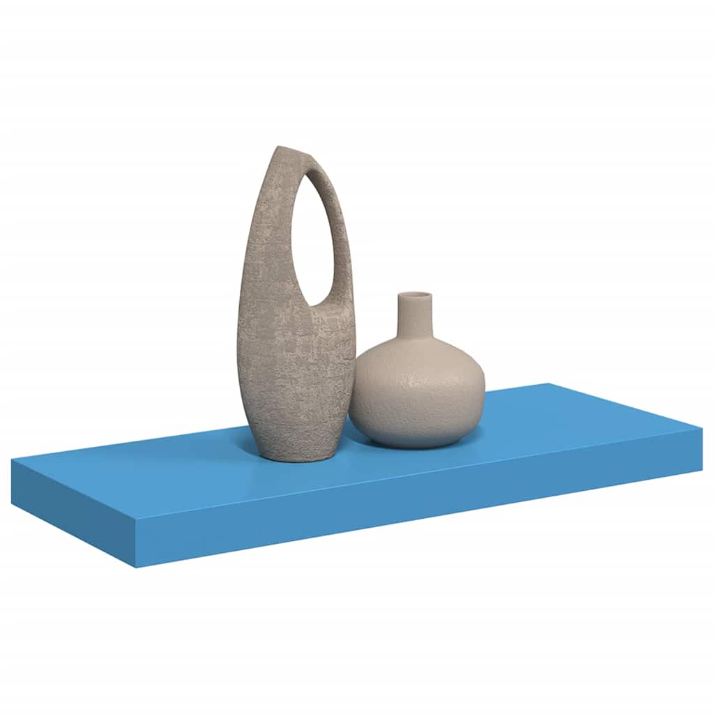 Ράφι Τοίχου Μπλε 60 x 23,5 x 3,8 εκ. MDF