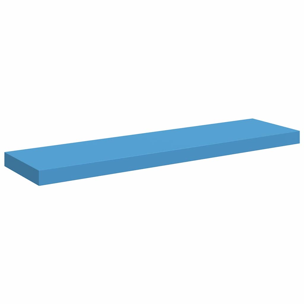 Ράφι Τοίχου Μπλε 90 x 23,5 x 3,8 εκ. MDF