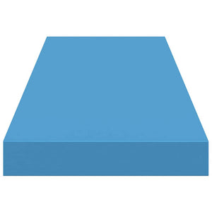 Ράφι Τοίχου Μπλε 90 x 23,5 x 3,8 εκ. MDF