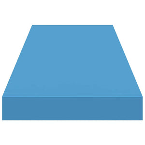 Ράφια Τοίχου 2 τεμ. Μπλε 90 x 23,5 x 3,8 εκ. MDF