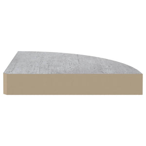 Ράφι Τοίχου Γωνιακό Δρυς/Λευκό 25 x 25 x 3,8 εκ από MDF - Pakobazaar