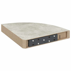 Ράφι Τοίχου Γωνιακό Δρυς/Λευκό 25 x 25 x 3,8 εκ από MDF - Pakobazaar