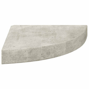 Ράφια Τοίχου Γωνιακά 2 τεμ. Δρυς/Λευκό 25 x 25 x 3,8 εκ από MDF