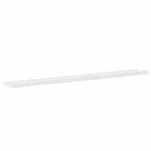 Ράφια Τοίχου 2 τεμ. Λευκό 100 x 9 x 3 εκ.