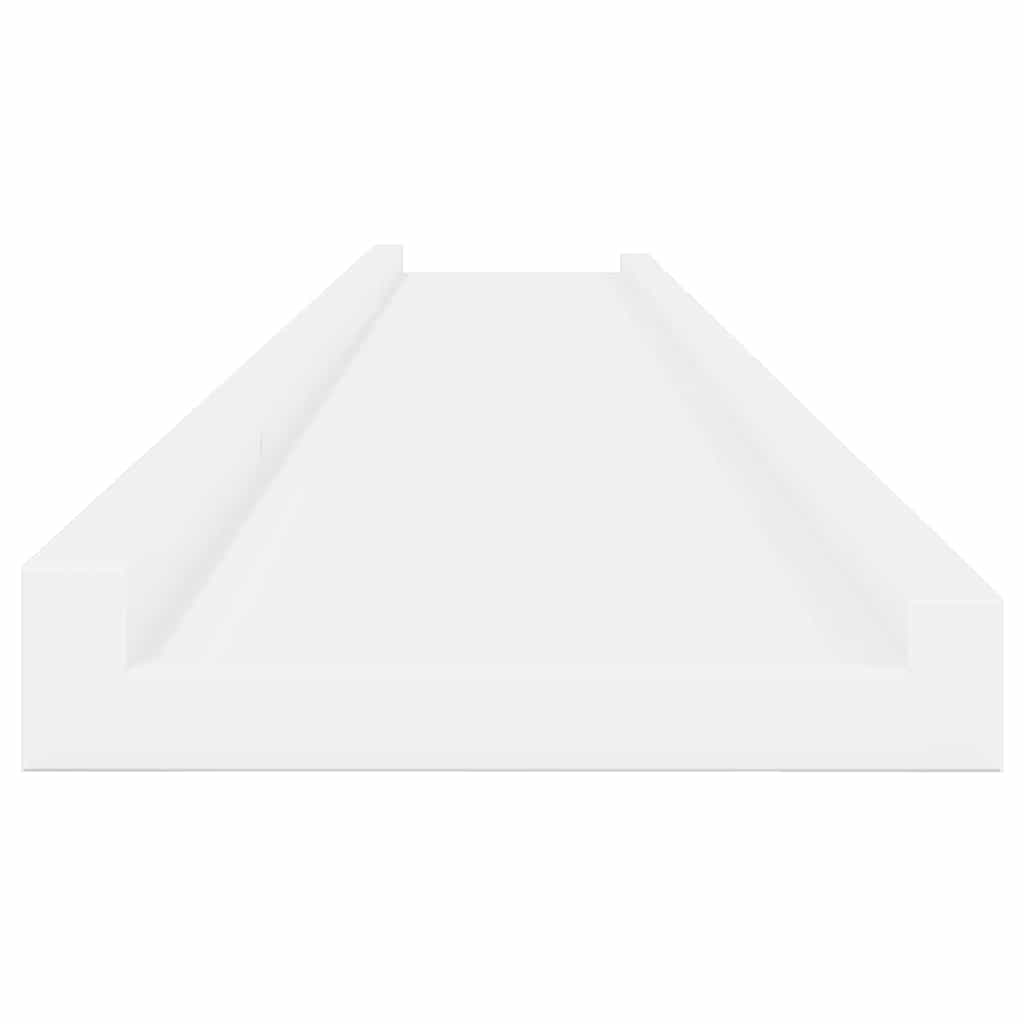 Ράφια Τοίχου 4 τεμ. Λευκά 115 x 9 x 3 εκ.