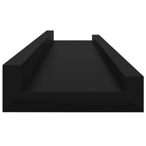 Ράφια Τοίχου 4 τεμ. Μαύρα 60 x 9 x 3 εκ.Λευκά