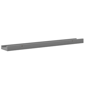 Ράφια Τοίχου 4 τεμ. Γκρι 60 x 9 x 3 εκ.Λευκά