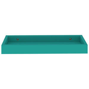 Ράφια Τοίχου με Εσοχή 2 τεμ. Μπλε 40 x 15 x 4 εκ. από MDF