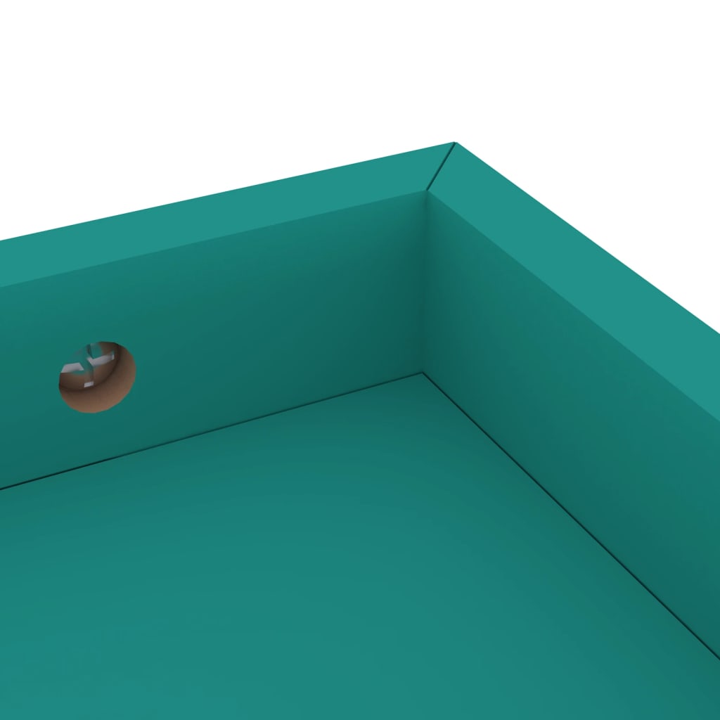 Ράφια Τοίχου με Εσοχή 2 τεμ. Μπλε 40 x 15 x 4 εκ. από MDF