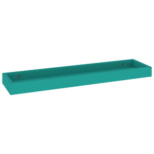 Ράφια Τοίχου με Εσοχή 2 τεμ. Μπλε 60 x 15 x 4 εκ. από MDF - Pakobazaar